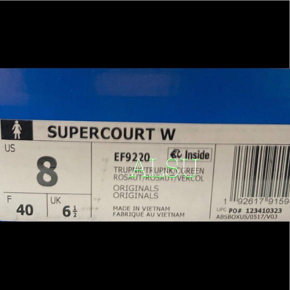 Adidas Supercourt Pink Leather Women’s Sneakers - Picture 10 of 10